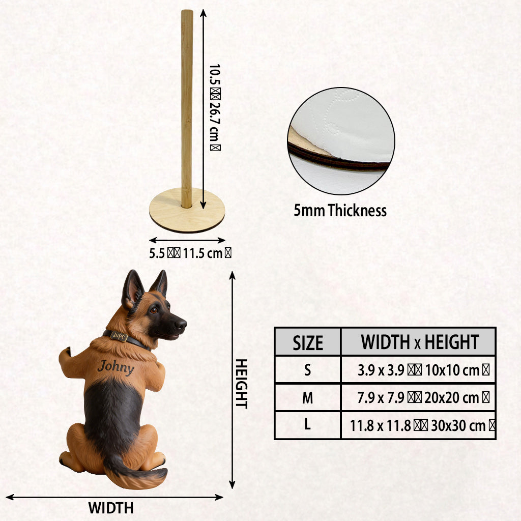 Custom Pet Photo - Personalized Dog Paper Towel Stand