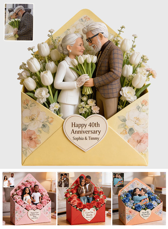 A Letter Of Me To You - Personalized Couple Custom Shaped Acrylic Plaque