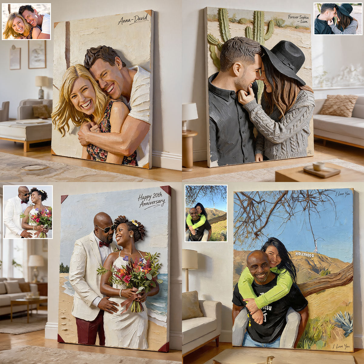 I Love You - Personalized Couple Canvas And Poster