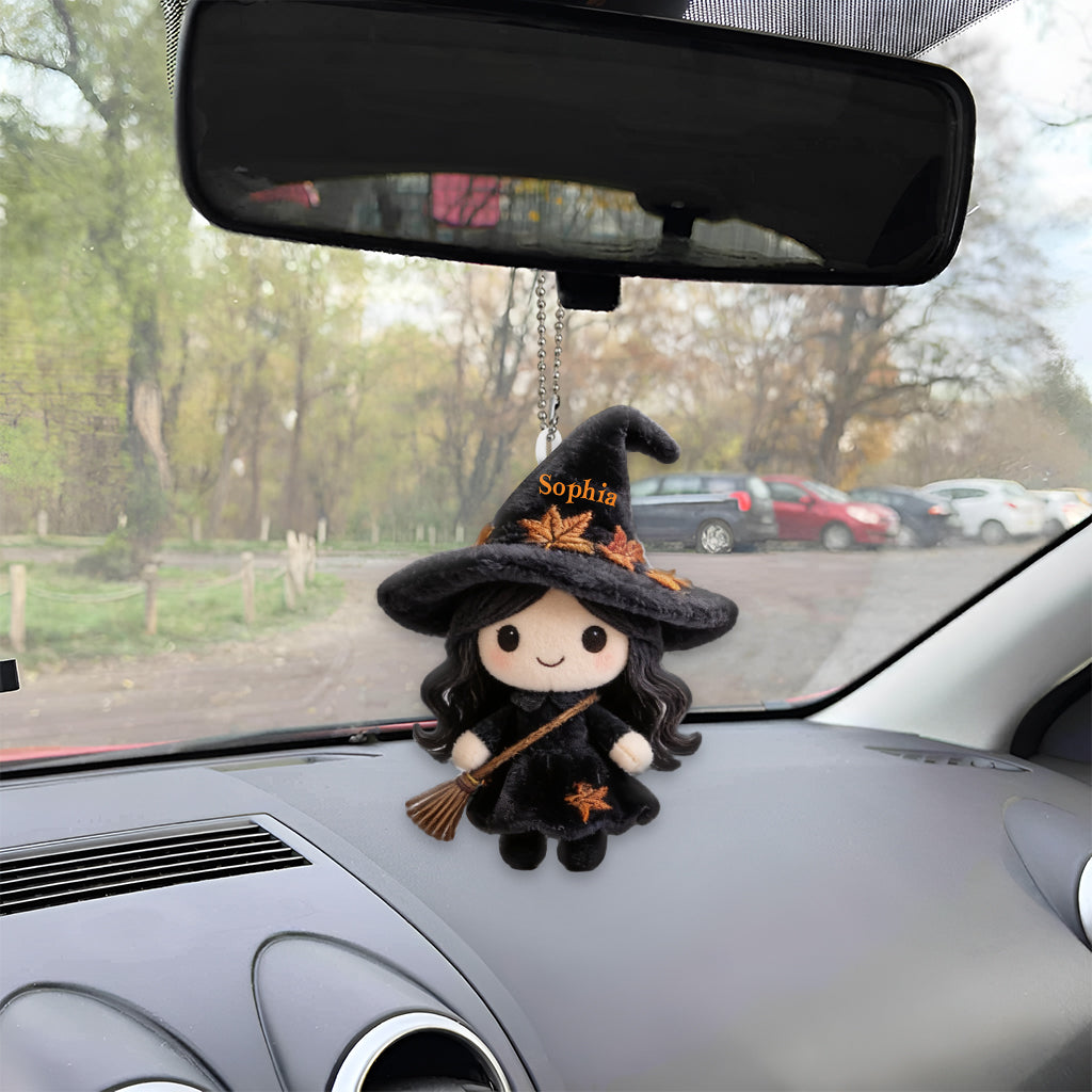 It's Time - Personalized Witch Tumbler With Plush Charm