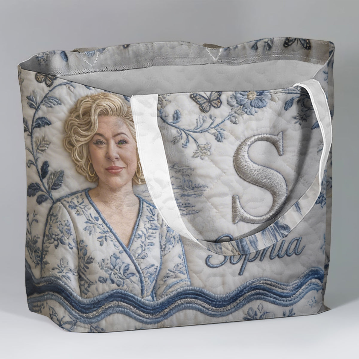 Custom Any Photo - Personalized Self Love Quilted Tote Bag