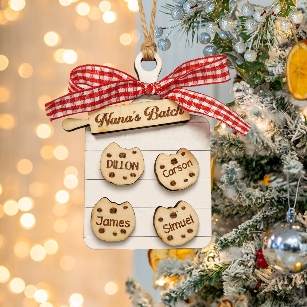 Grandma/Gigi/Nana's Batch - Personalized Grandma Family Gift Ornament