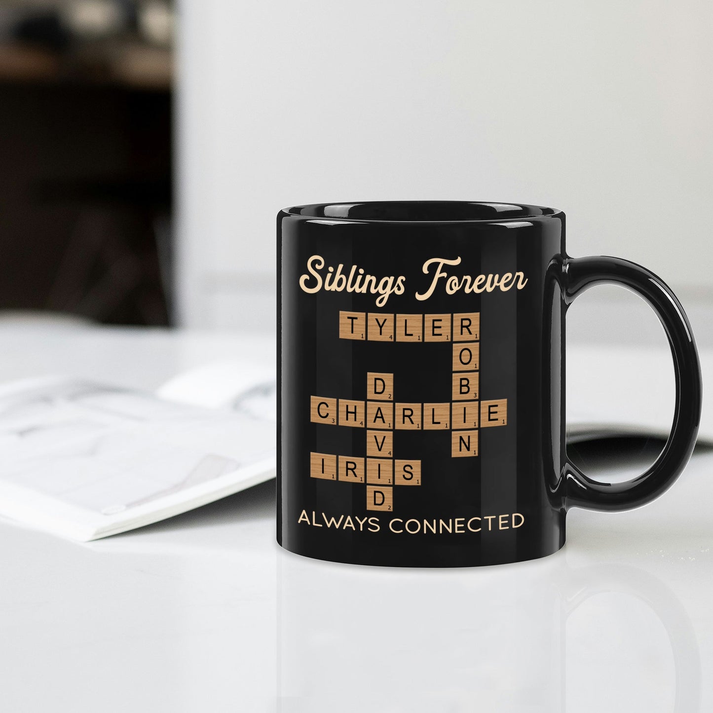 Personalized Mug for Your Awesome Sibling! Full of Affection, a Perfect Gift Choice