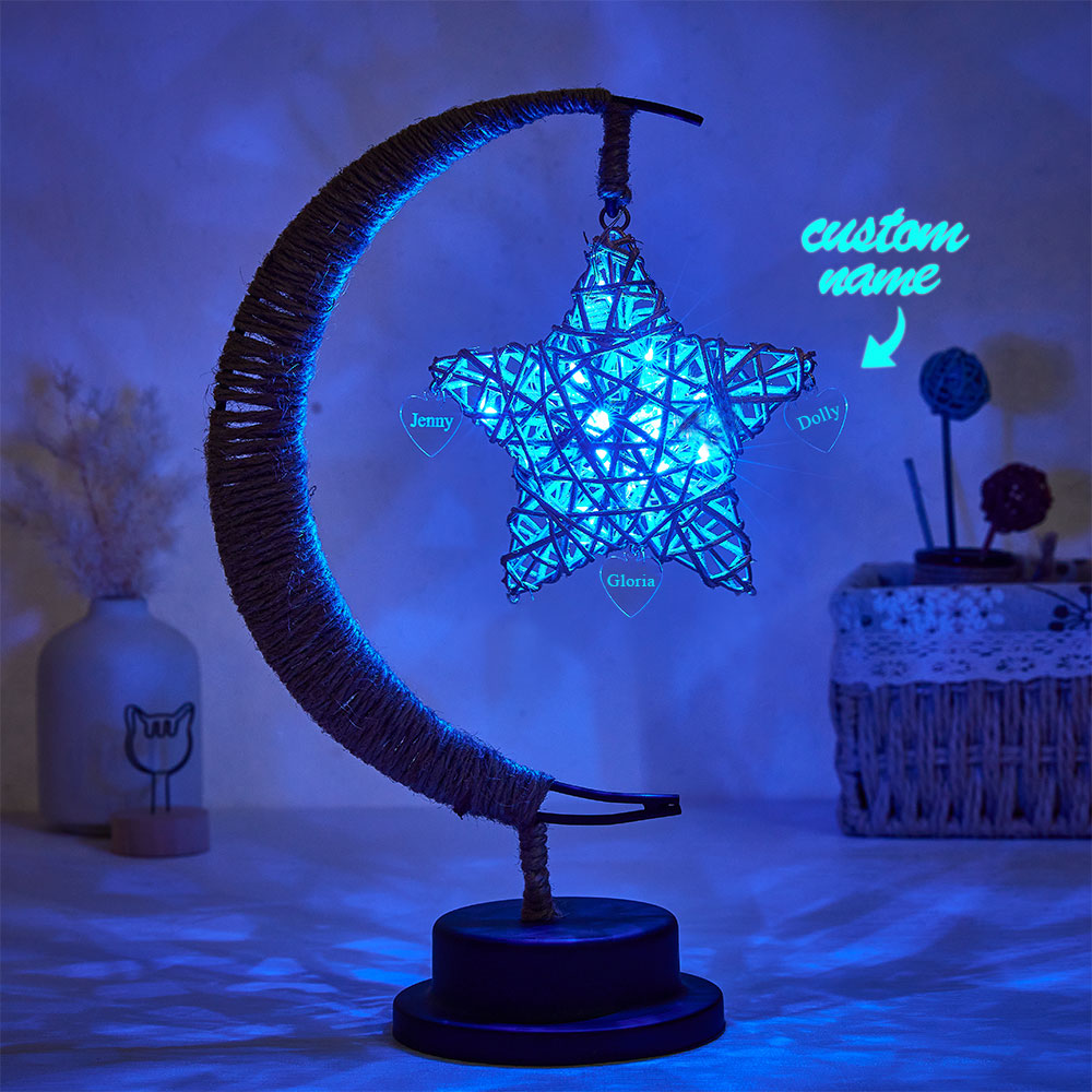 Any Name Hemp Rope Any Name Hemp Rope Lamp - Personalized Lamp