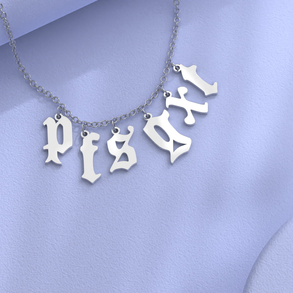 Any Letter - Personalized Initial Necklace