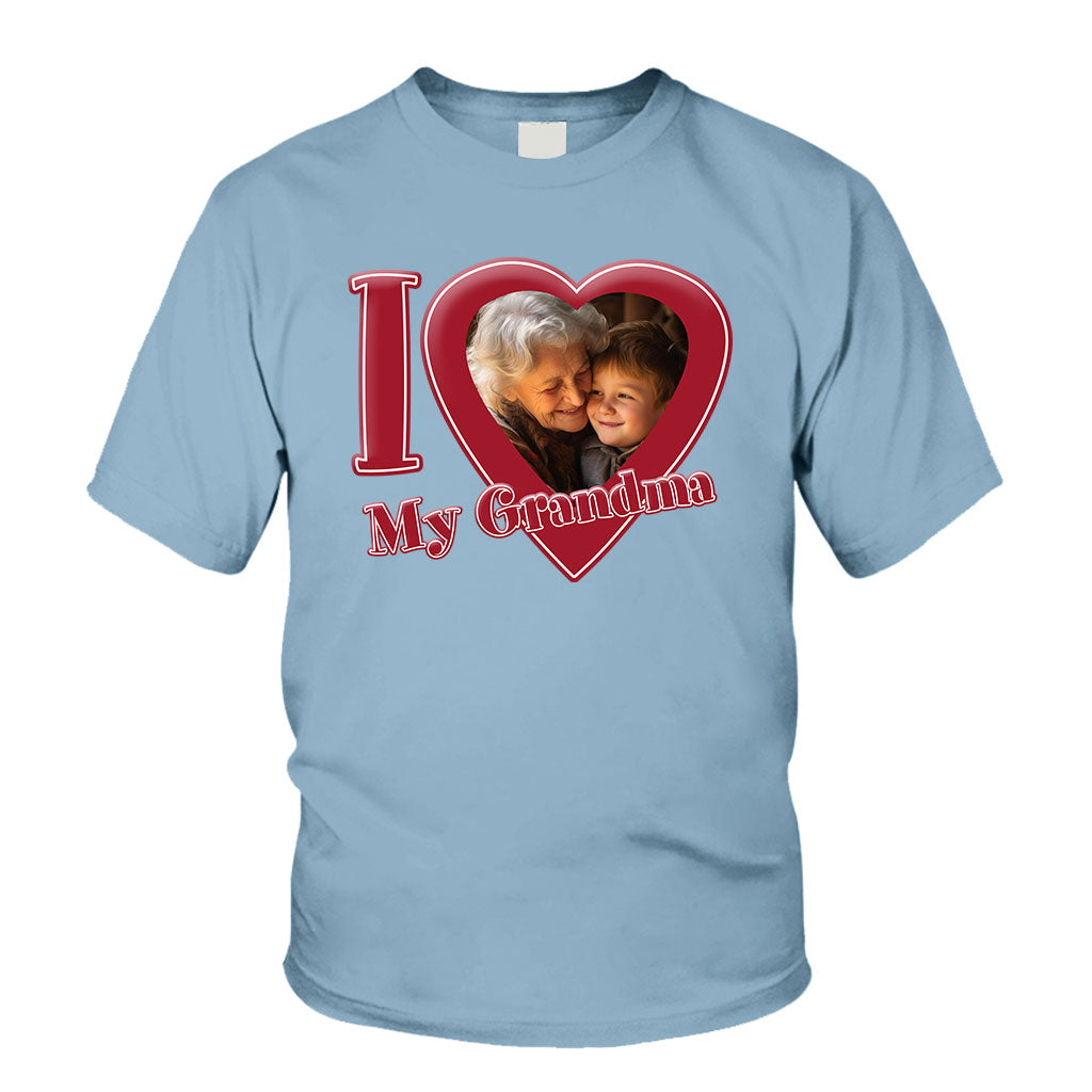 I Love My Grandma/ Nana/ Mommy.... - Personalized Grandma T-shirt And Hoodie