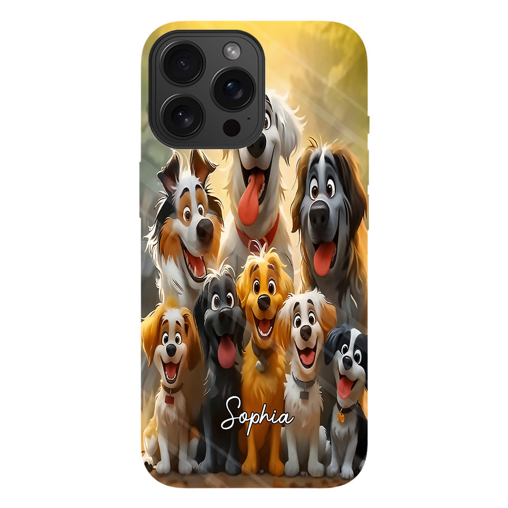 Just A Girl Who Loves Dogs - Personalized Dog Full Print Phone Case