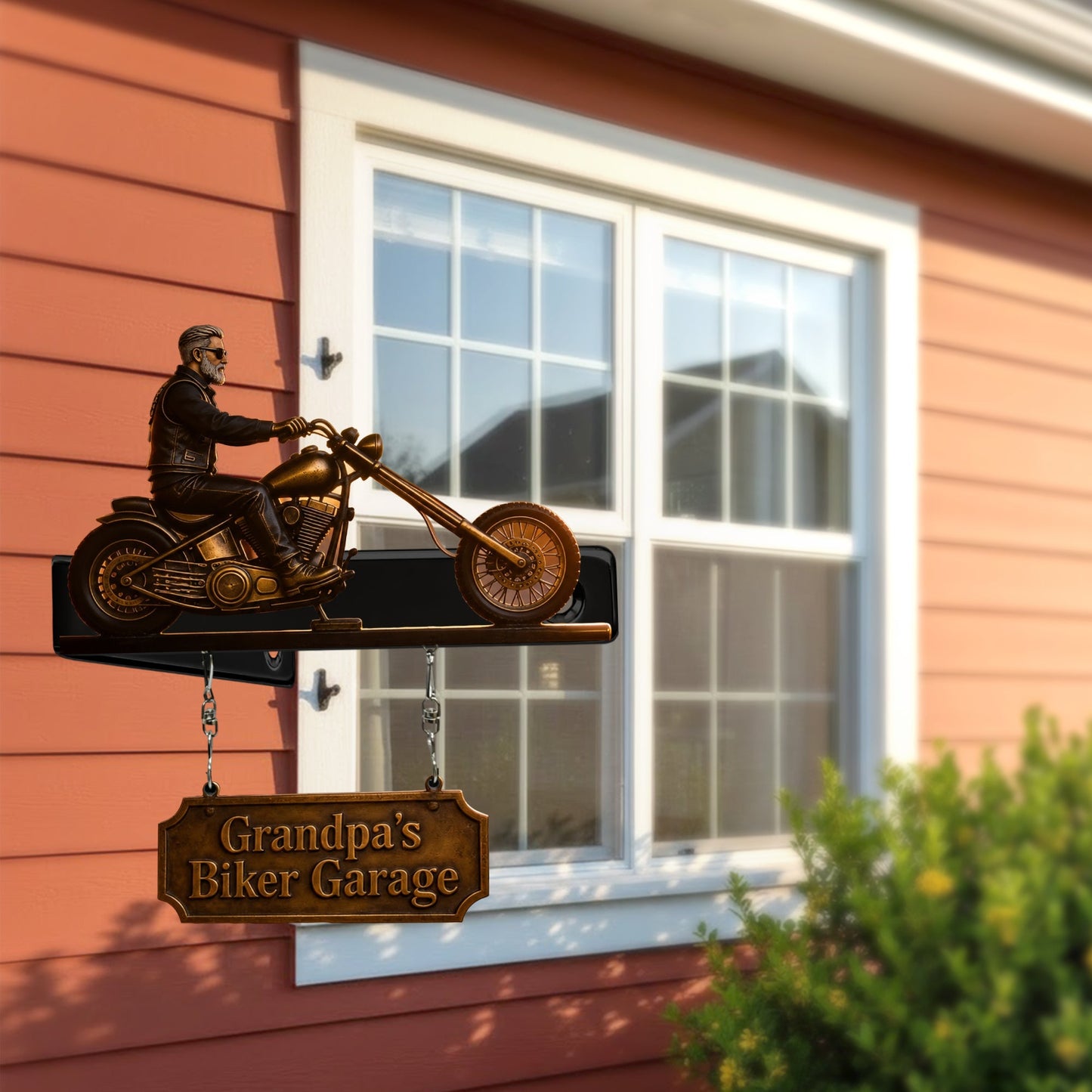 Born To Ride - Personalized Biker Wooden Wall Mount Sign