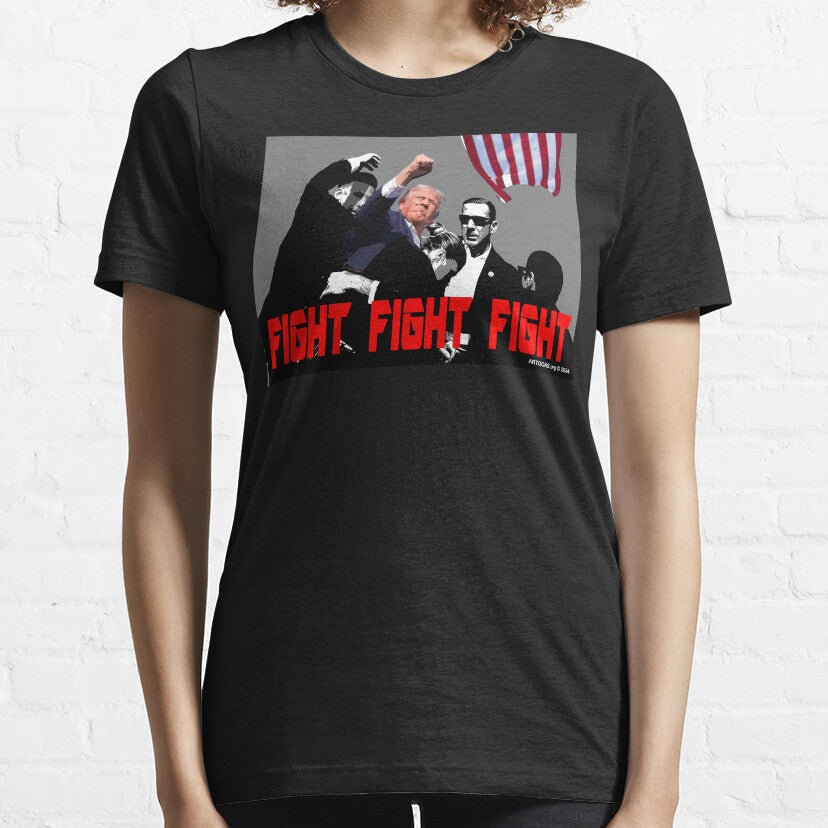 Bulletproof T-shirt, Never Surrender Shirt, Fight For America T-shirt, Retro Rally Shirt, Fight Fight Fight Shirt T-shirt & Hoodie