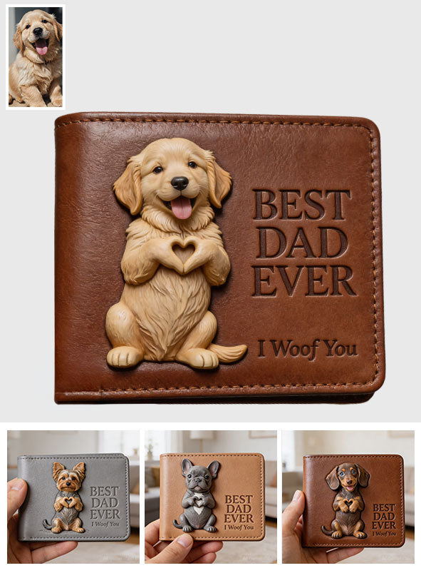 Custom Any Photo - Personalized Dog Leather Wallet