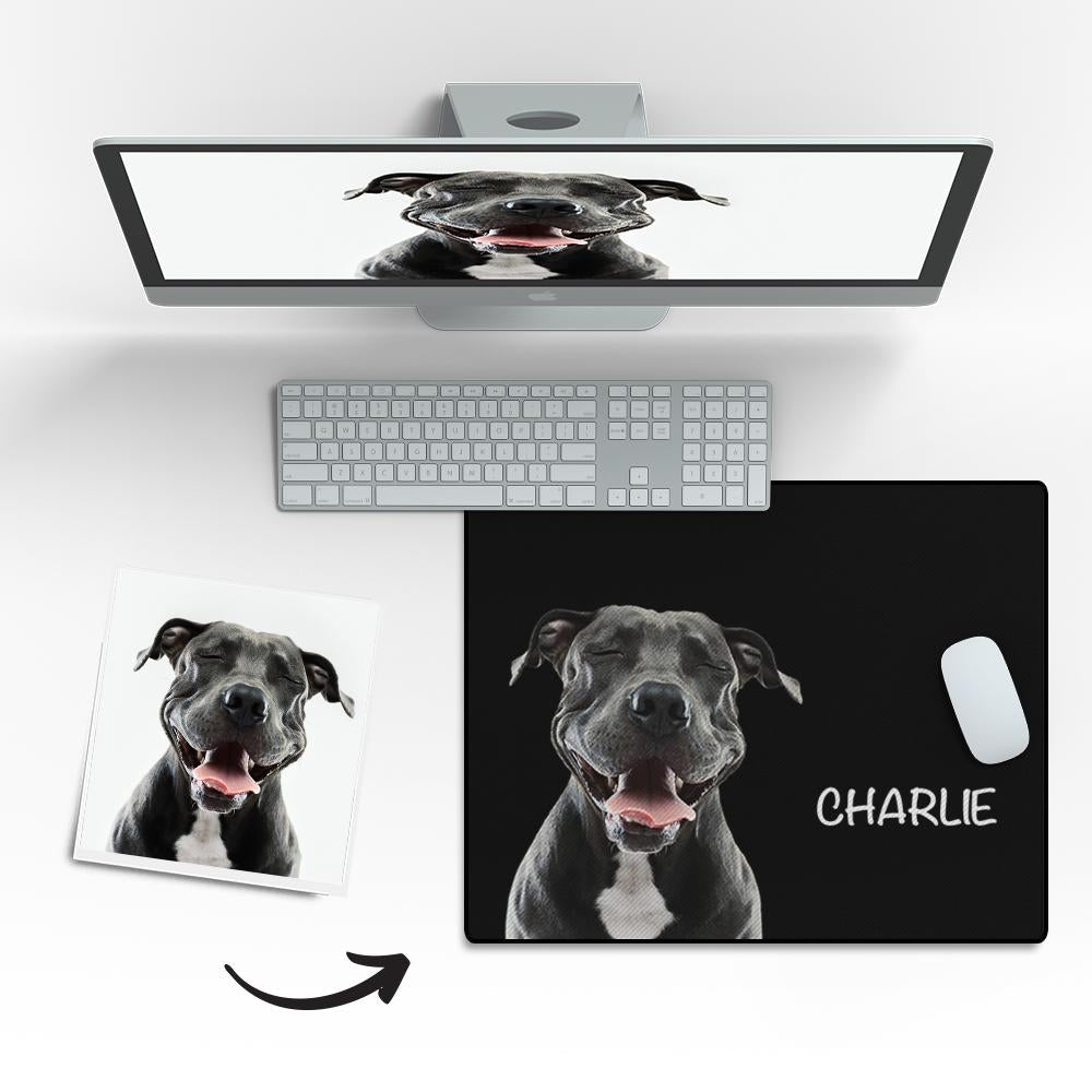 Any Pet Photo - Personalized Pet Photo Mouse Pad