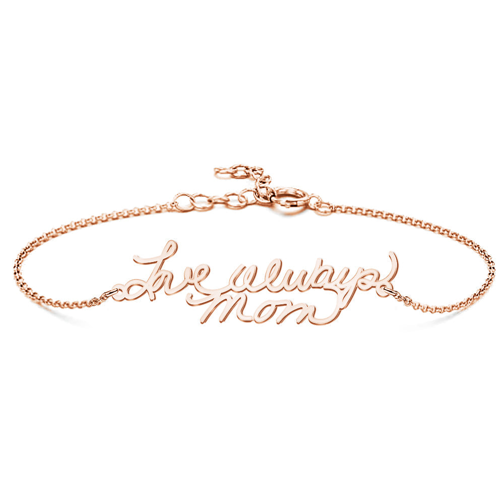 Any Handwritting - Personalized Handwriting Bracelet