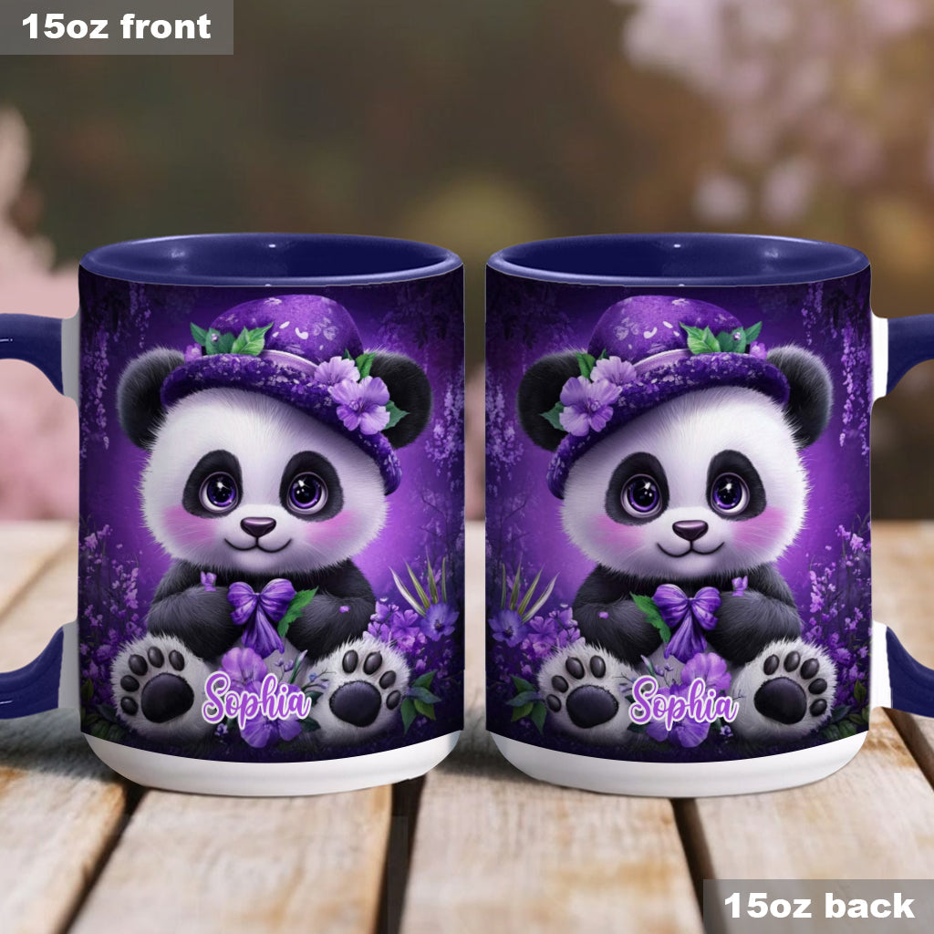 Cute Panda - Personalized Panda Lover Accent Mug