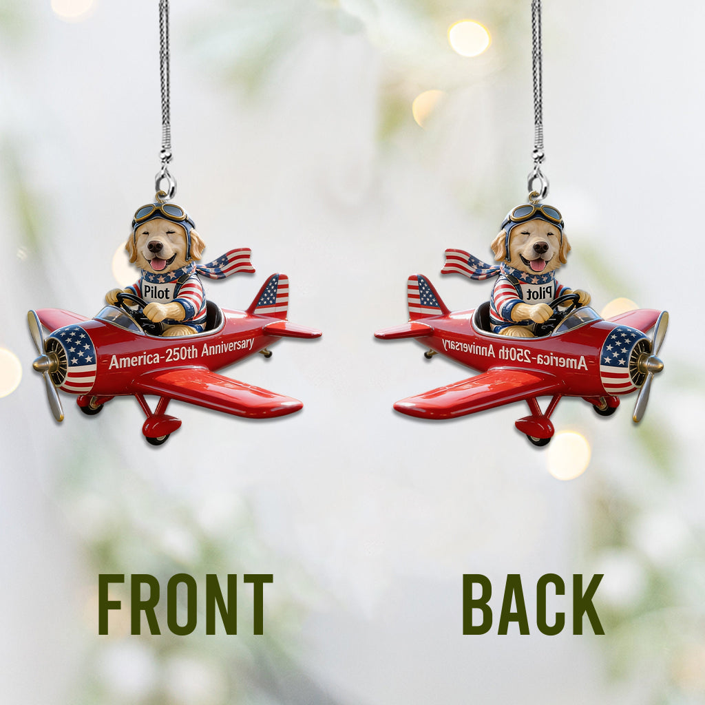 Happy Anniversary - Personalized Dog Car Ornament
