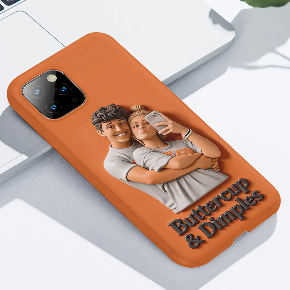 Custom From Any Photo - Perfect Valentine's Day Gift - Personalized Couple Full Print Phone Case