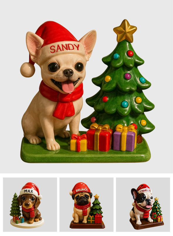 Dog Christmas - Personalized Dachshund Dog Custom Shaped Acrylic Plaque