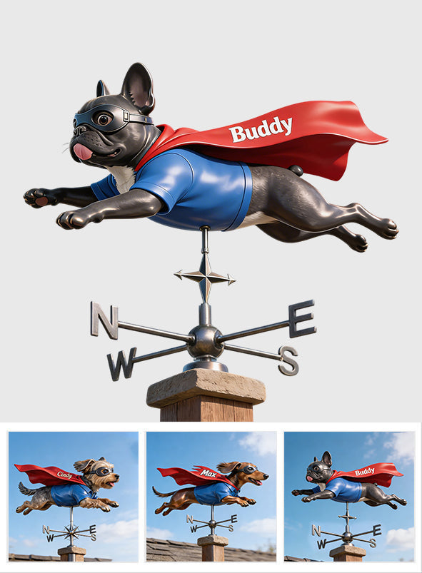 Custom Any Photo - Personalized Dog Weather Vane