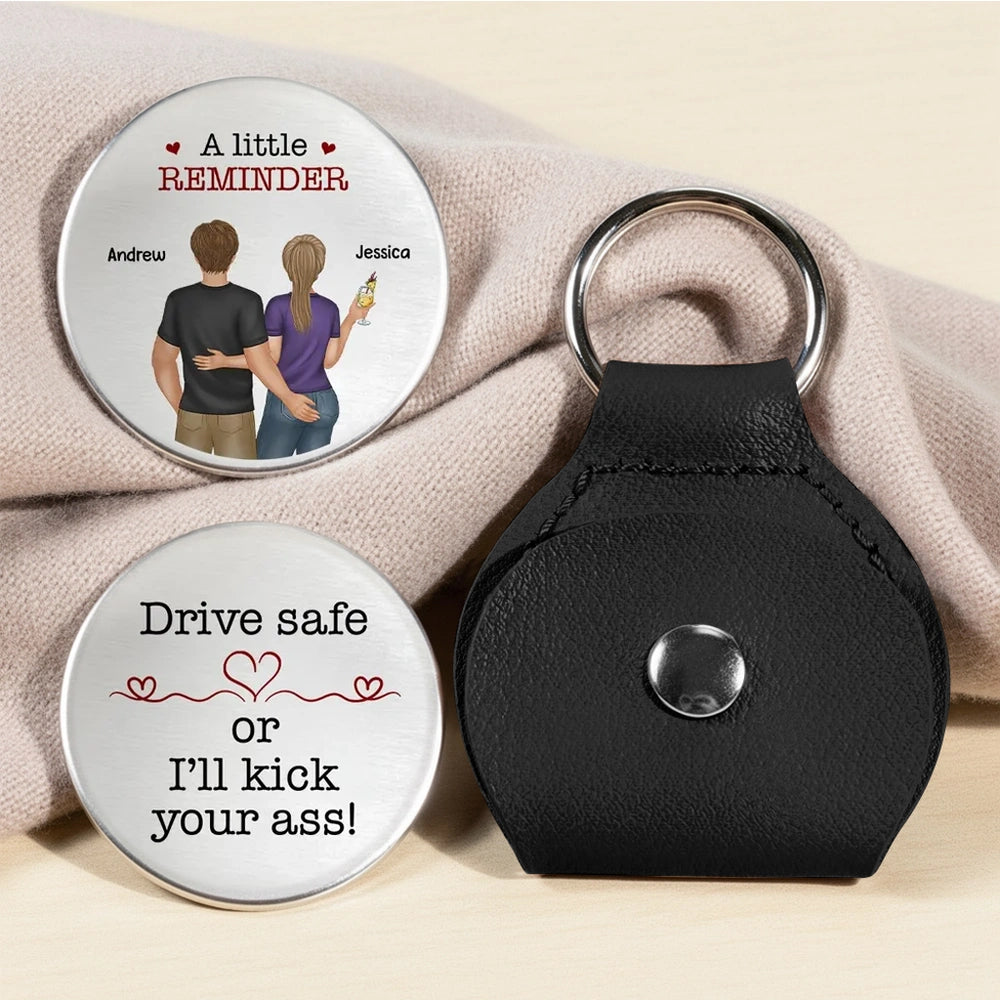 Personalized Pocket Hug Keepsake Token, Drive Safe Reminder for Him, Funny Love Gift for Boyfriend or Husband