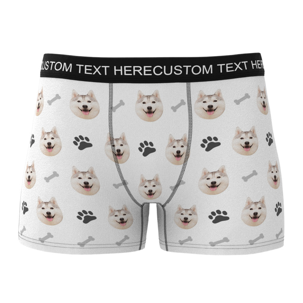 Custom Dog Face Boxers - Personalized Dog Men's boxer briefs