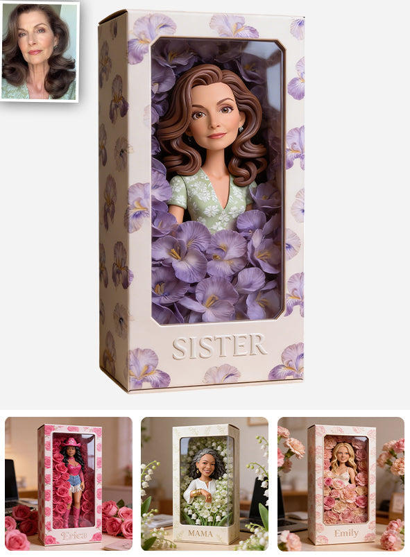 Custom Any Photo, Any Flower - Personalized Flower Lover Custom Shaped Acrylic Plaque