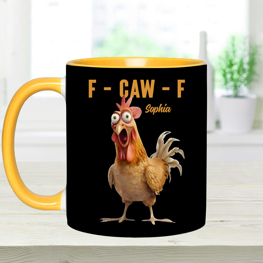 F-Claw - Personalized Chicken Accent Mug