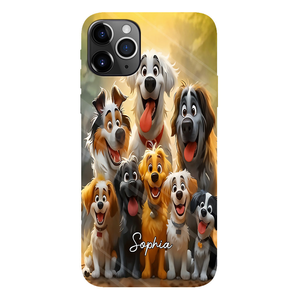 Just A Girl Who Loves Dogs - Personalized Dog Full Print Phone Case