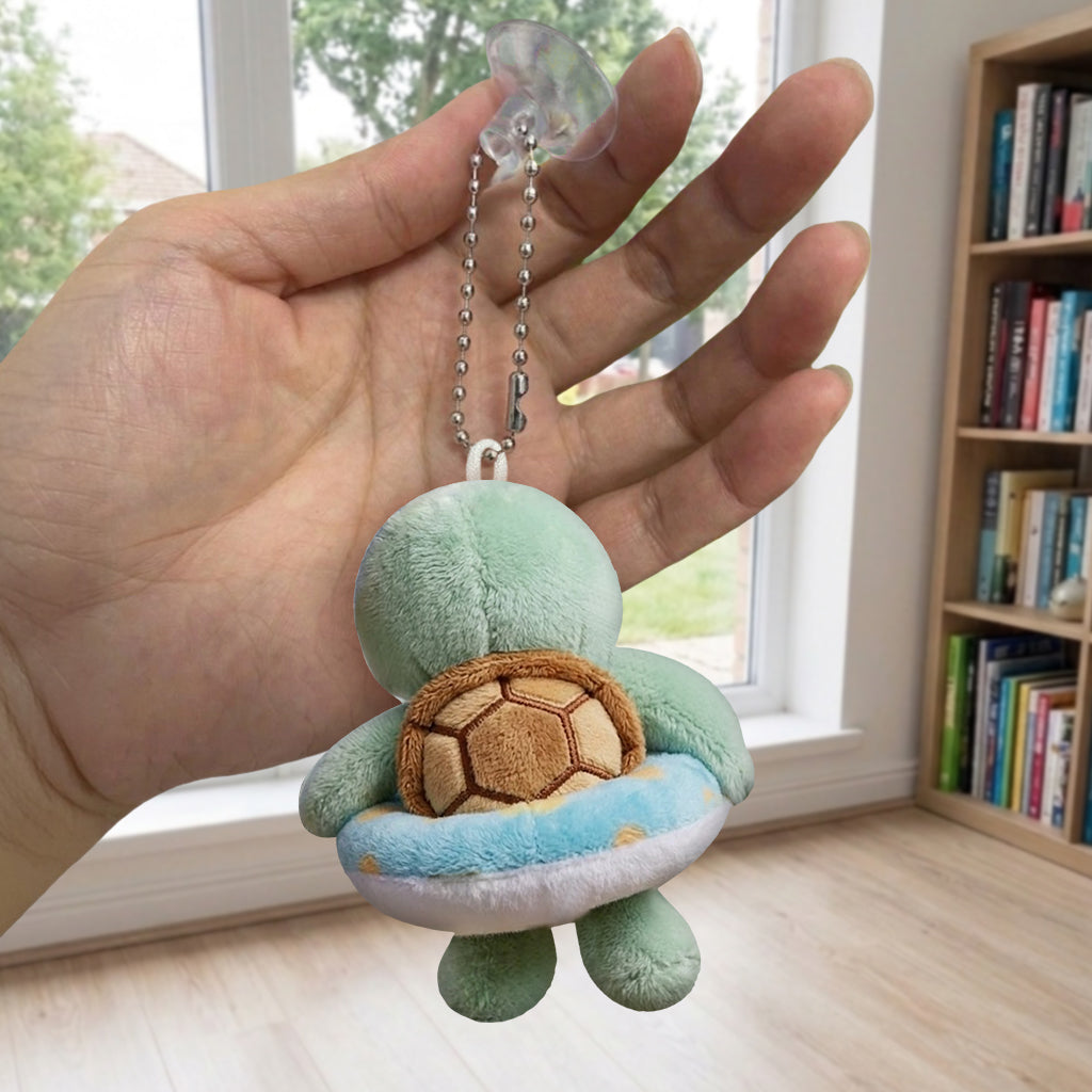 Back To The Ocean - Personalized Turtle Tumbler With Plush Charm