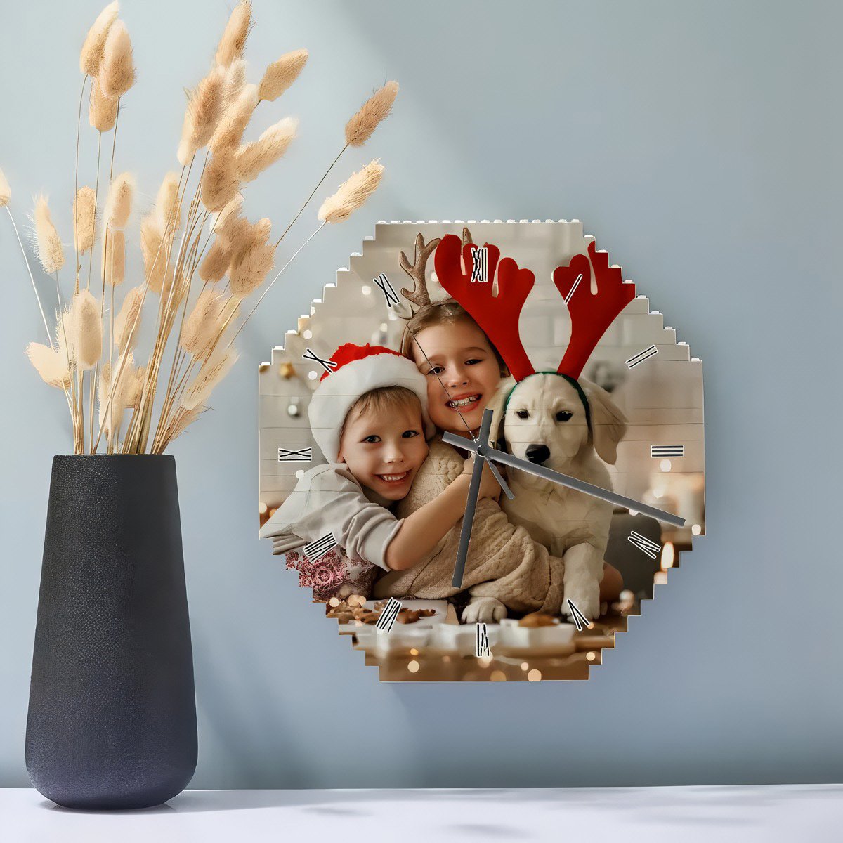 Any Photo - Personalized Brick Clock