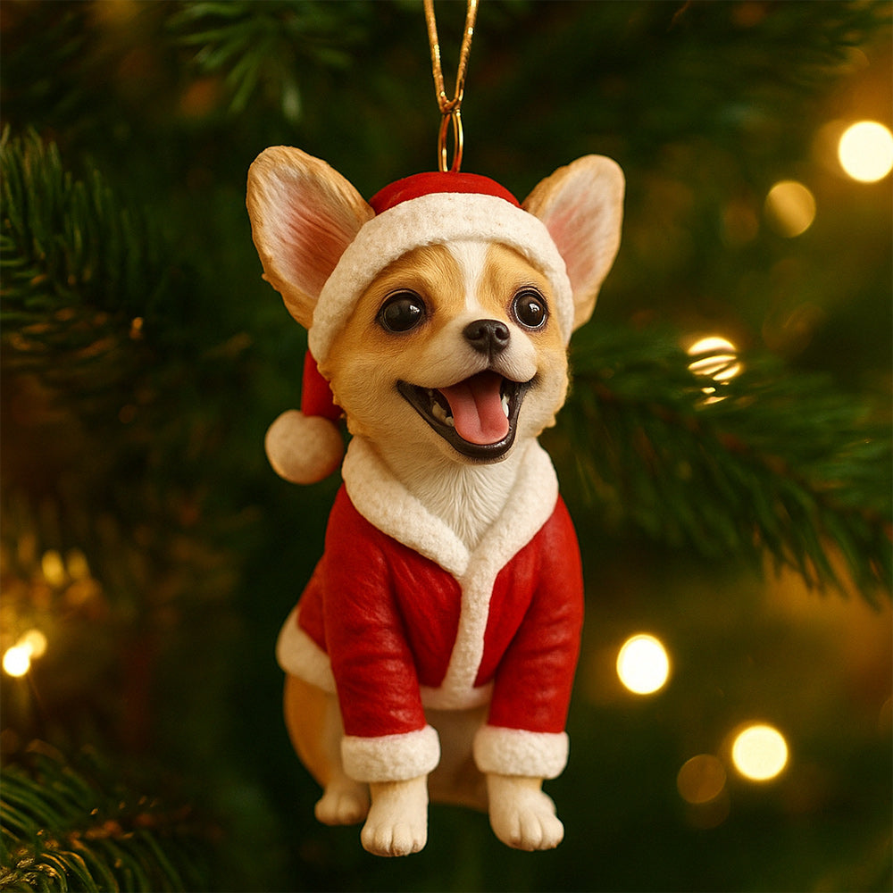 Furry And Bright - Personalized French Bulldog Dog Custom Made 3D Minifigure Ornament