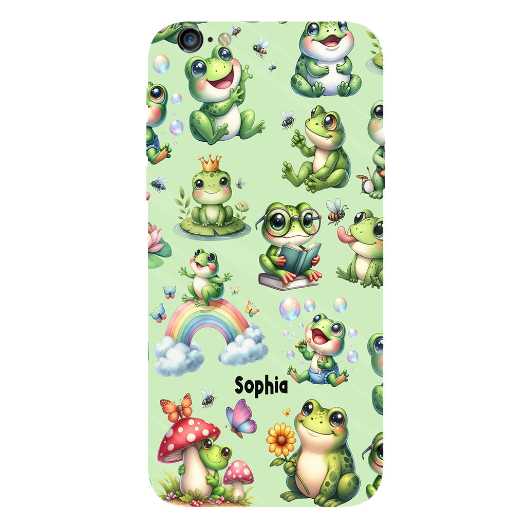 Just A Girl Who Loves Frogs - Personalized Frog Full Print Phone Case