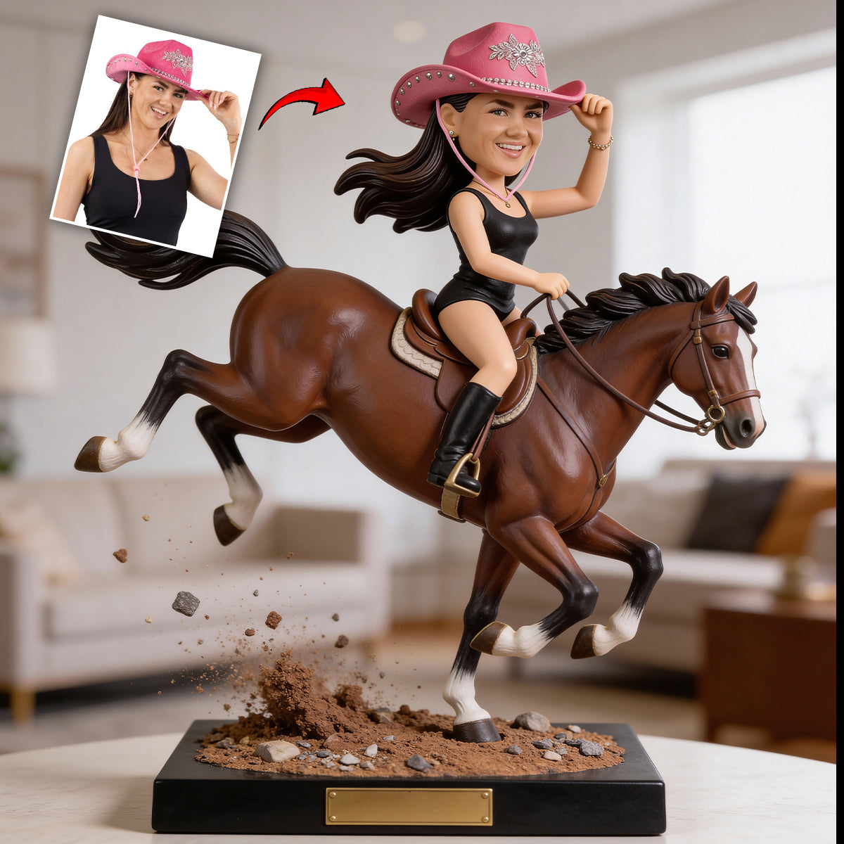 Horse Riding Lover, Horse Lover - Personalized Horse Custom Shaped Acrylic Plaque