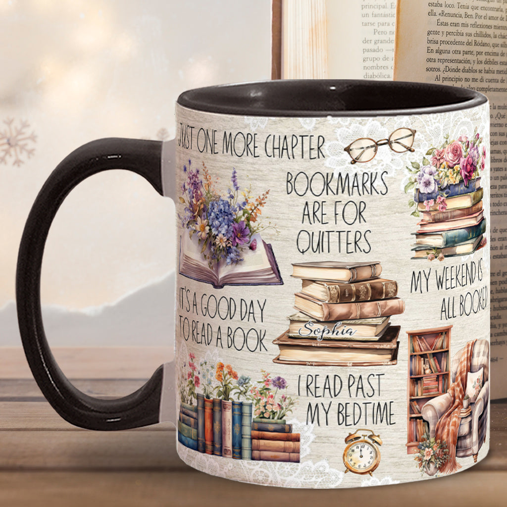 Just One More Chapter - Personalized Book Accent Mug