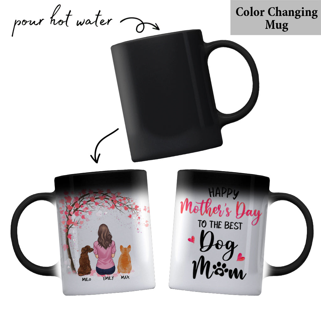 Happy Mother's Day To The Best Mom - Dog gift for who lose dog - Personalized Mug