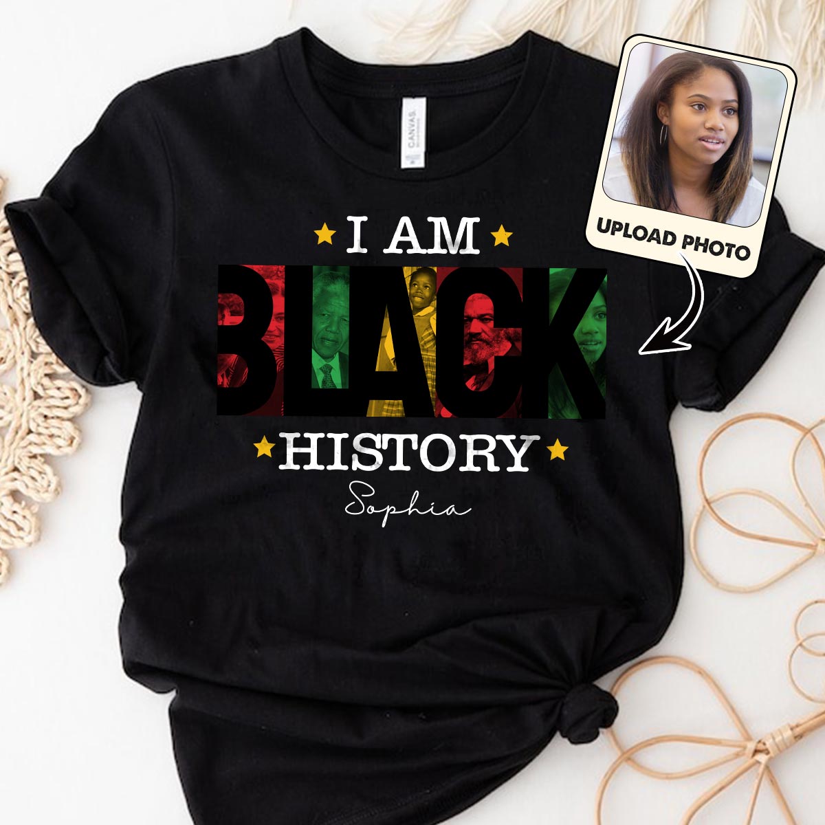 I Am Black History - Personalized African American T-shirt And Hoodie