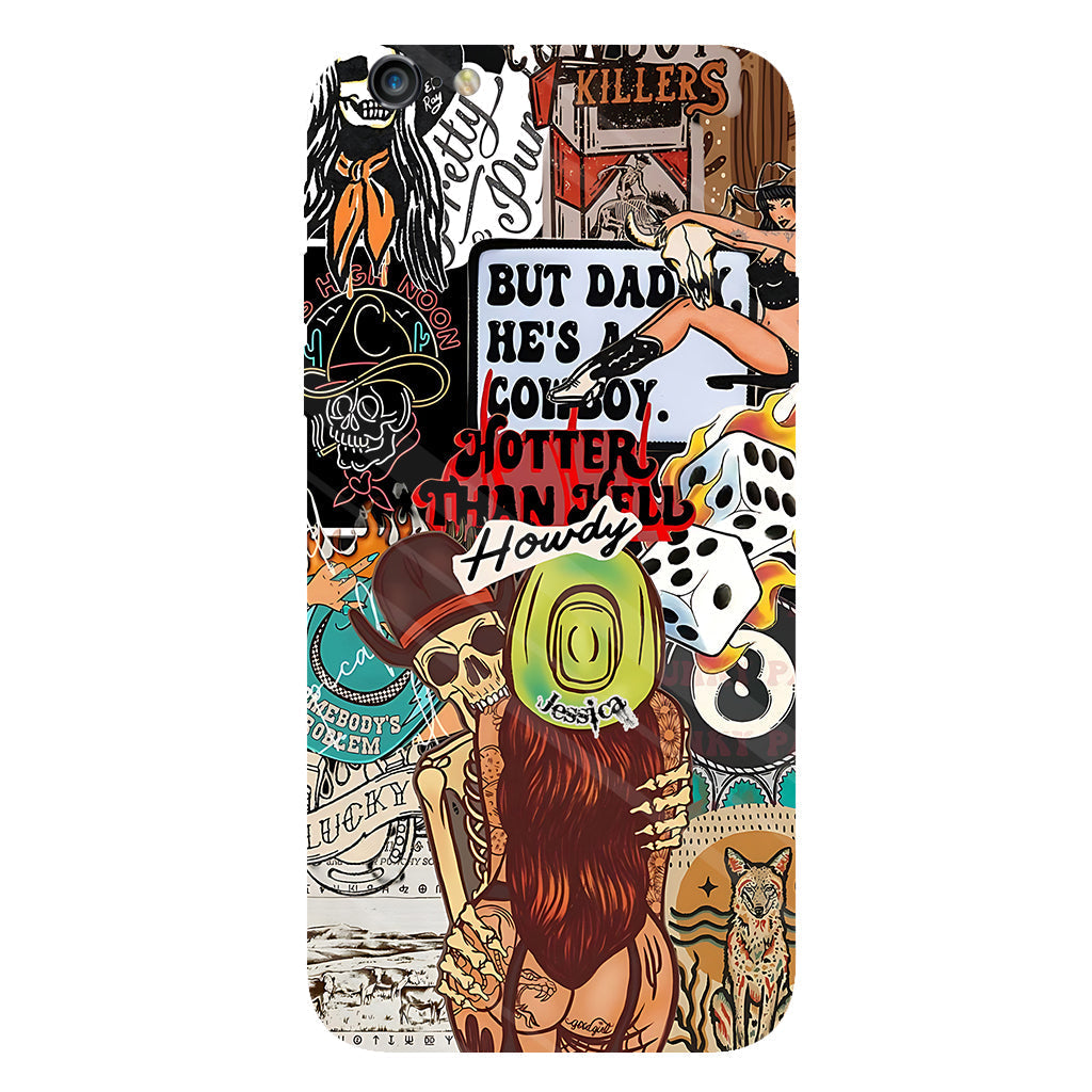 Howdy Cowgirl - Personalized Cowgirl Full Print Phone Case