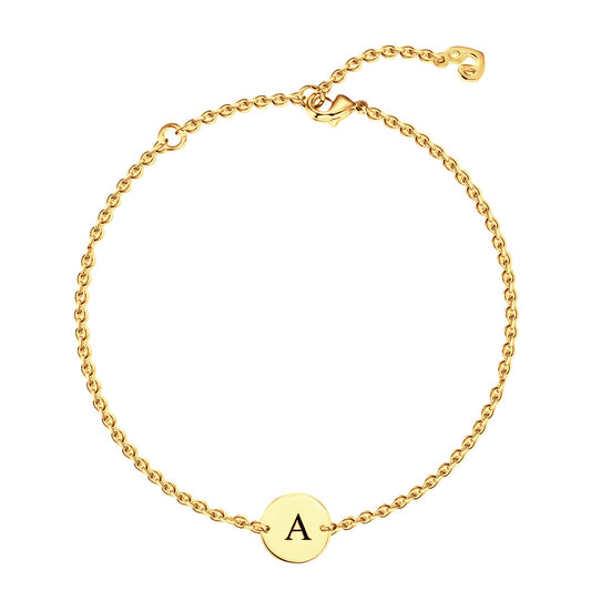 26 Letters - Personalized Alphabet Stainless Steel Anklet