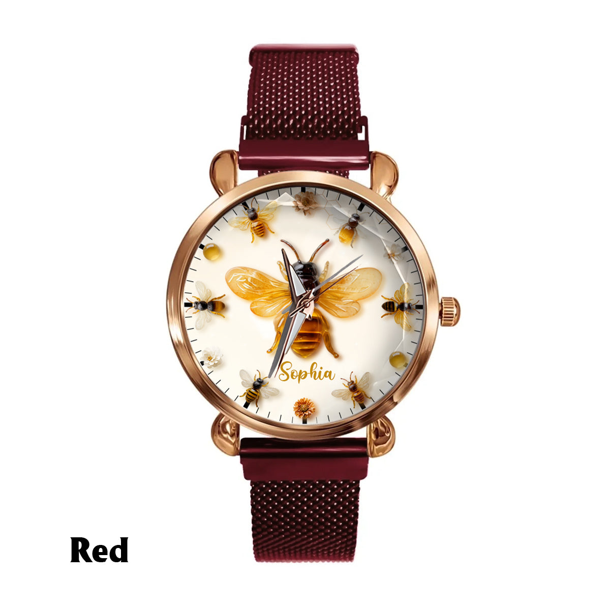 Just A Girl Who Loves Bees - Personalized Bee Women Hand Watch
