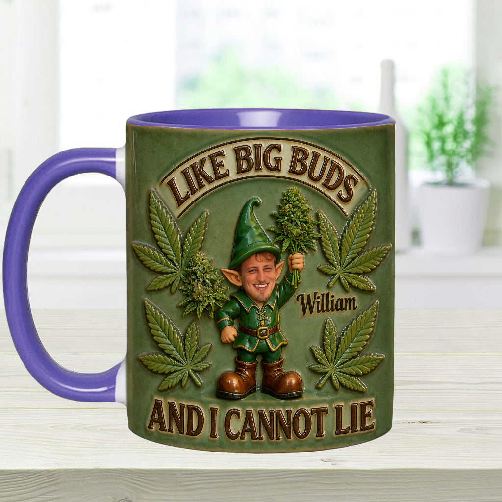 I Like Big Buds - Personalized Weed Accent Mug & Coaster