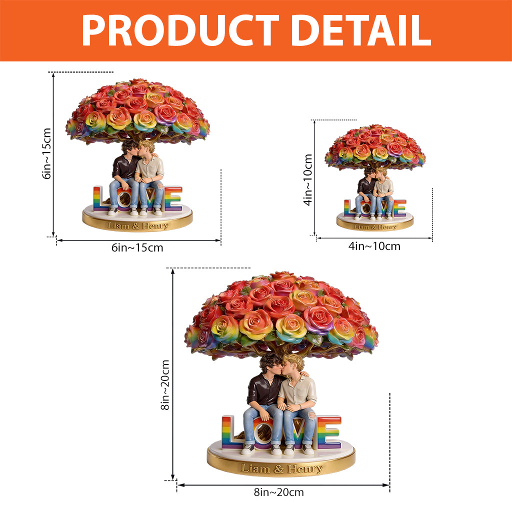 Custom Any Photo - Personalized LGBT Support Custom Shaped Acrylic Plaque