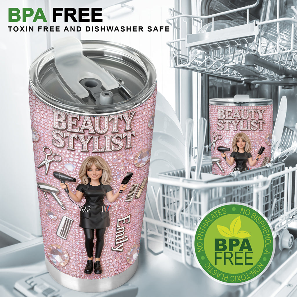 Custom Any Photo - Personalized Hairdresser Tumbler