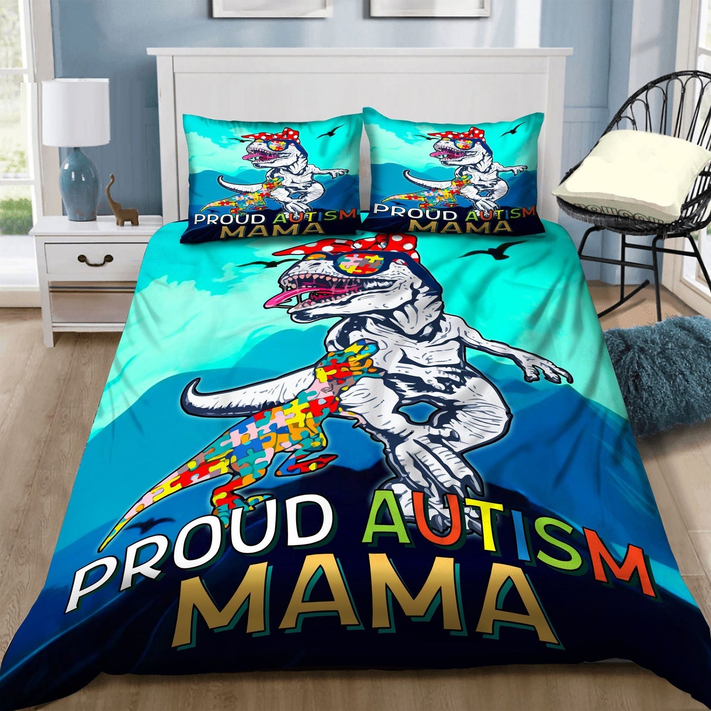 Autism Awareness Quilt Set 0921