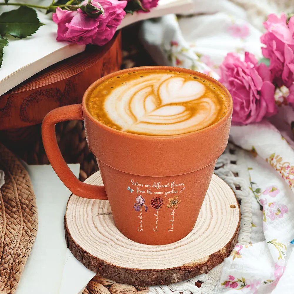 Creative Plant Pot Style Mug with Mini Shovel Spoon - Special Gift for Sisters