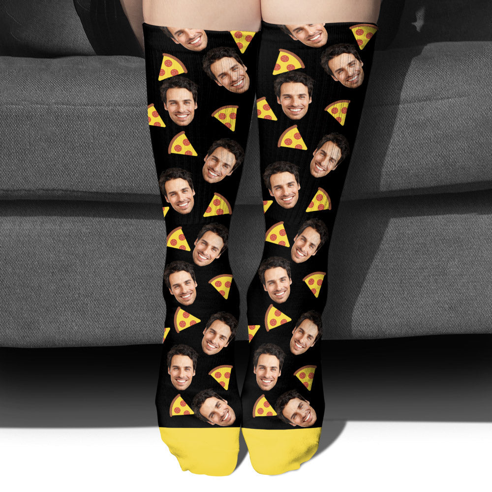 Funny Icon Pattern - Personalized Father Socks