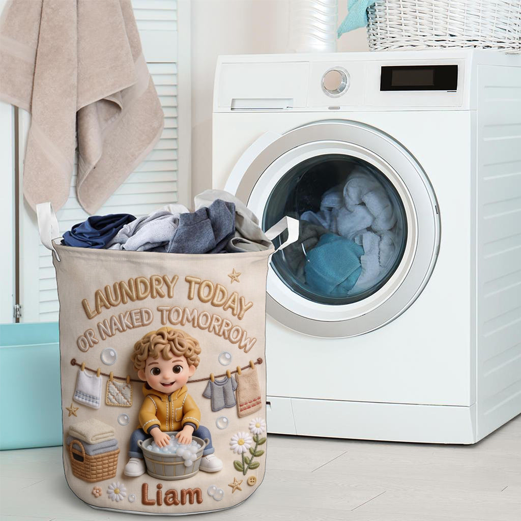 Laundry Today - Personalized Family Storage Basket