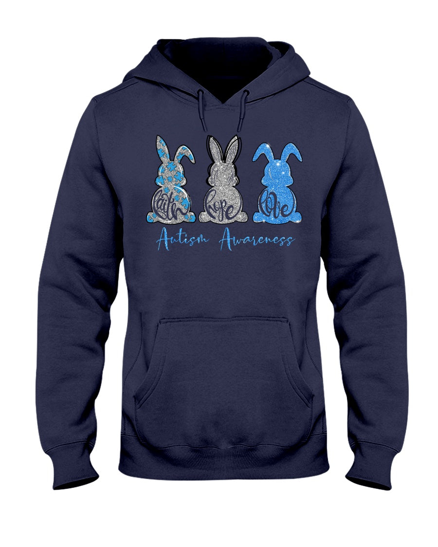 Faith Hope Love - Autism Awareness T-shirt and Hoodie 0520