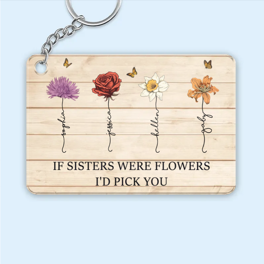 Custom Friendship Plaque Keychain - Personalized Gift Canvas Poster