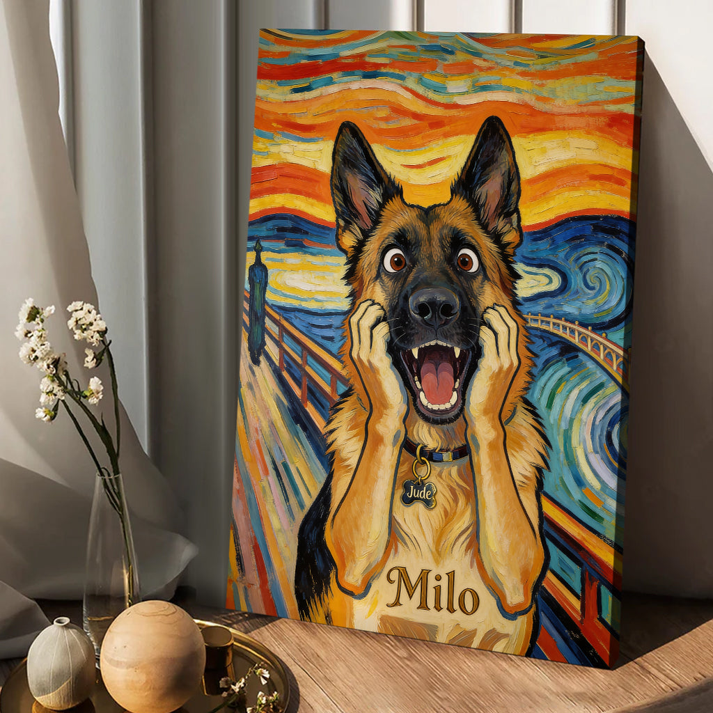 Custom Any Photo, Funny Pet - Personalized Dog Canvas And Poster