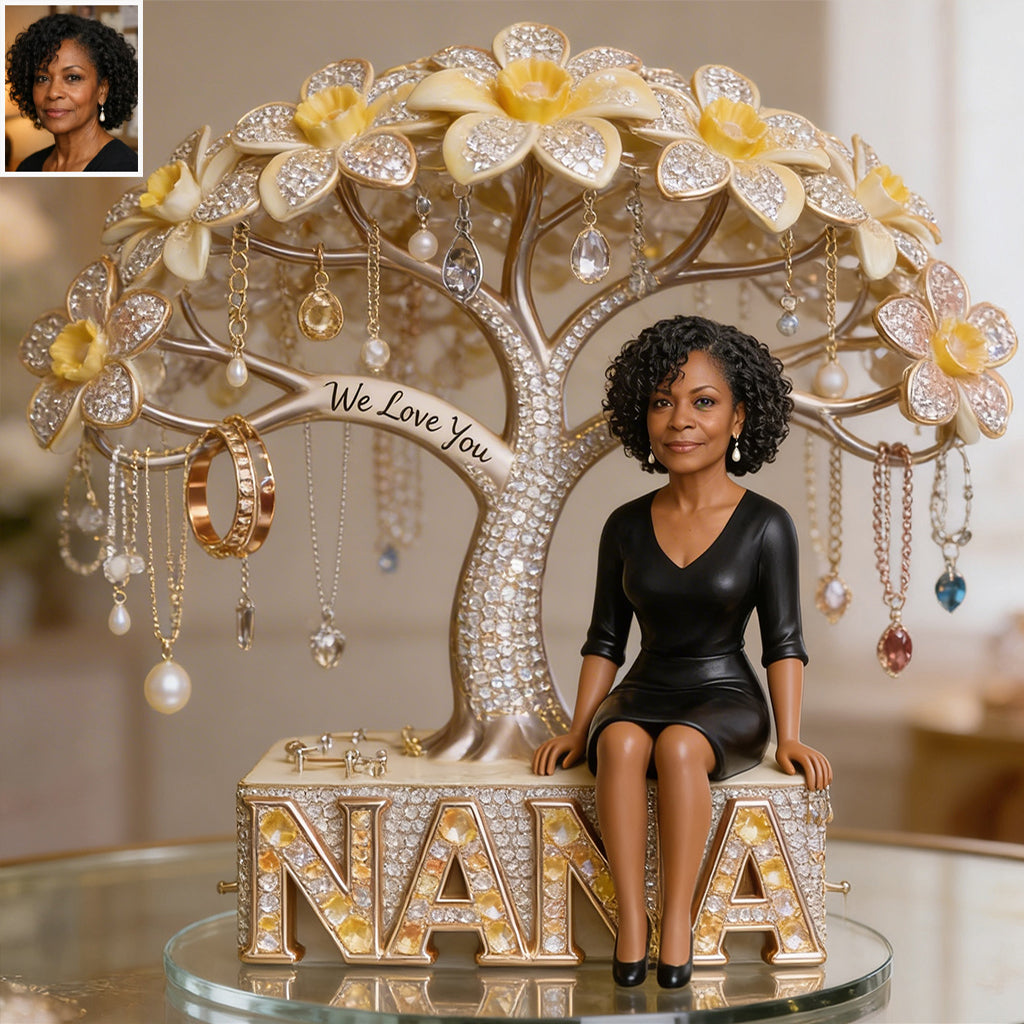 Best Mom, Grandma Ever - Personalized Mother Jewelry Holder