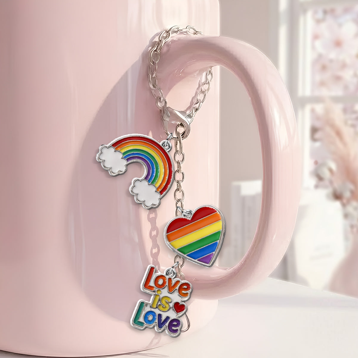 Human Beings Colors May Vary - Personalized LGBT Support High Top Shoes With Charm