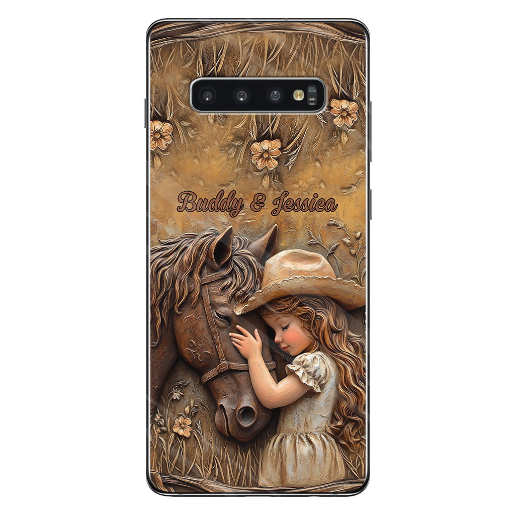 Just A Girl Who Loves Horse - Personalized Horse Clear Phone Case